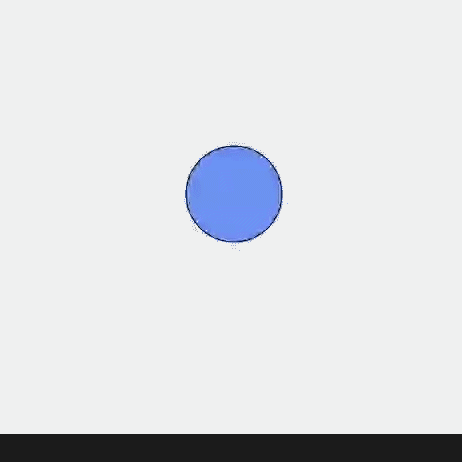 This sketch allows the user to move the shape using arrow keys and increase and decrease its size using the mouse press.