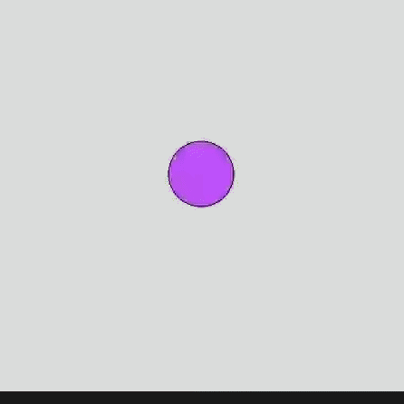 This sketch uses arrow keys to move the circle side to side, up and down arrow to grow and shrink the circle, and mouse press to change the colour.